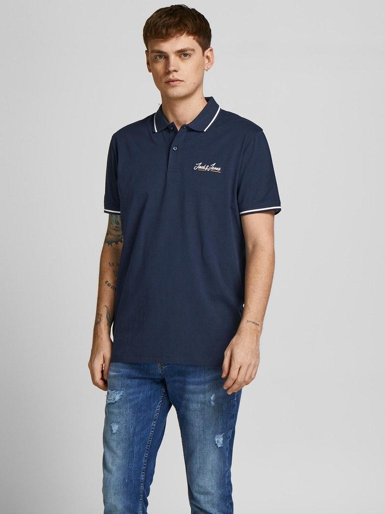 Jack & Jones Herren Poloshirt JORTONS POLO SS SN