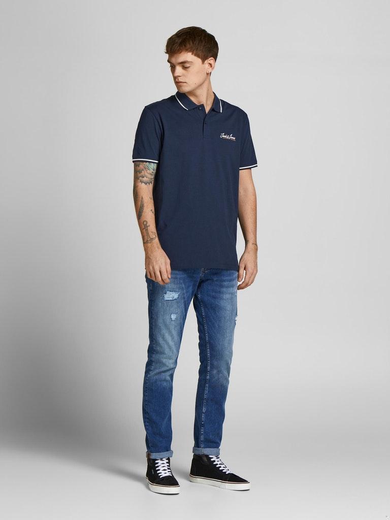 Jack & Jones Herren Poloshirt JORTONS POLO SS SN