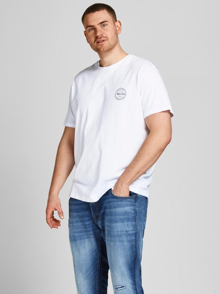 Jack & Jones Herren T-Shirt JJESHARK TEE SS CREW NECK NOOS PLS