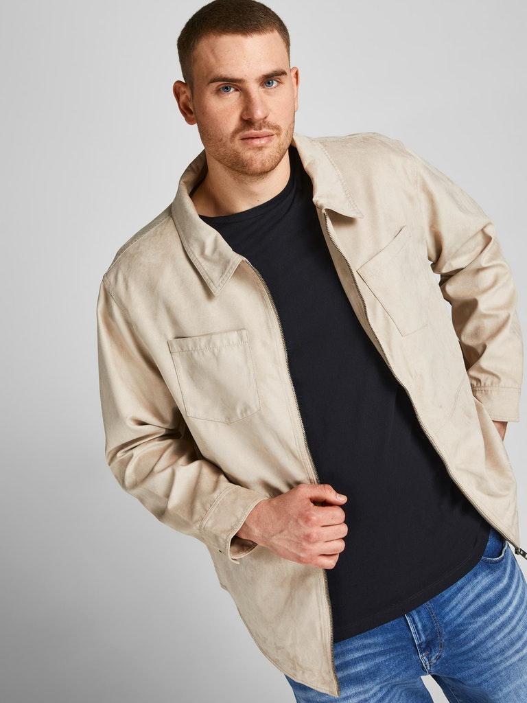 Jack & Jones Herren T-Shirt JJESHARK TEE SS CREW NECK NOOS PLS
