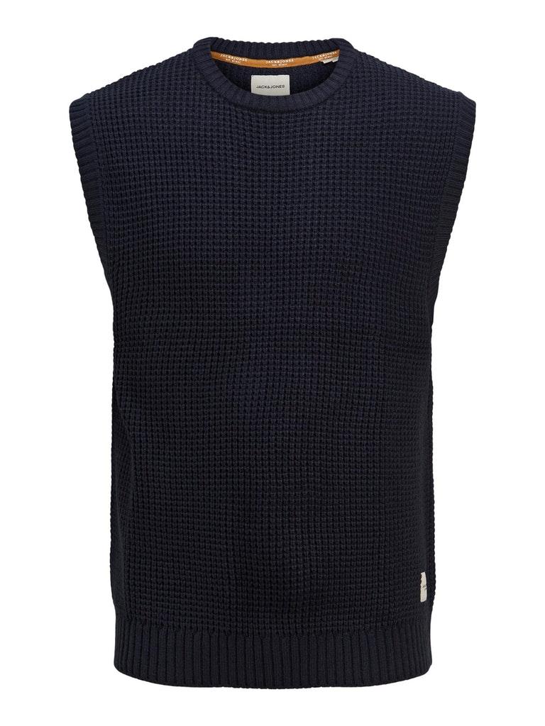 Jack & Jones Herren Pullover JJENICK KNIT VEST LN