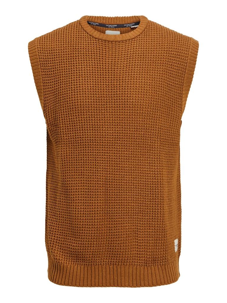 Jack & Jones Herren Pullover JJENICK KNIT VEST LN