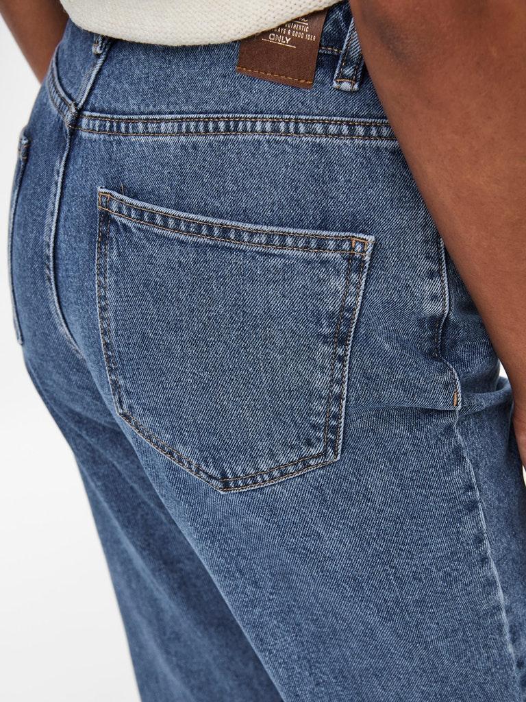 ONLY Damen Jeans ONLJAGGER HIGH MOM ANKLE DNM NOOS