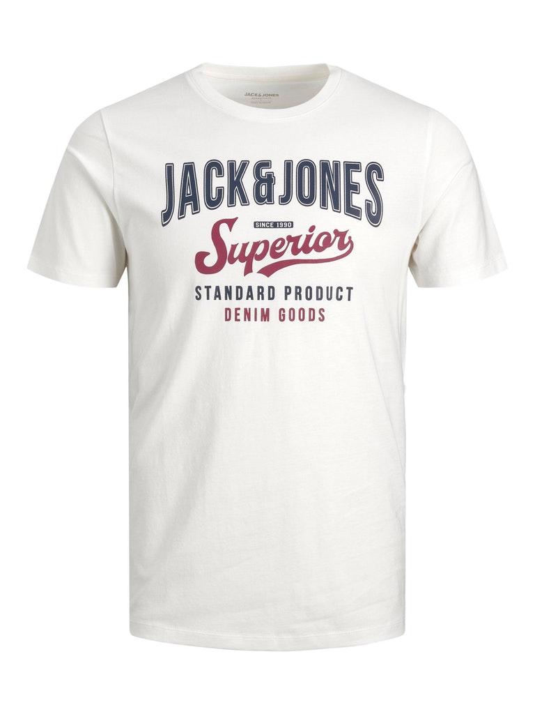 Jack & Jones Herren T-Shirt JJELOGO TEE SS O-NECK 2 COL SS23 SN