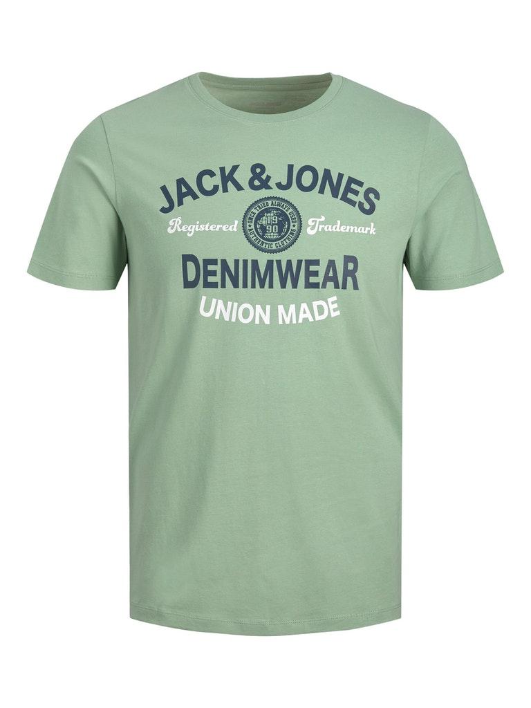 Jack & Jones Herren T-Shirt JJELOGO TEE SS O-NECK 2 COL SS23 SN