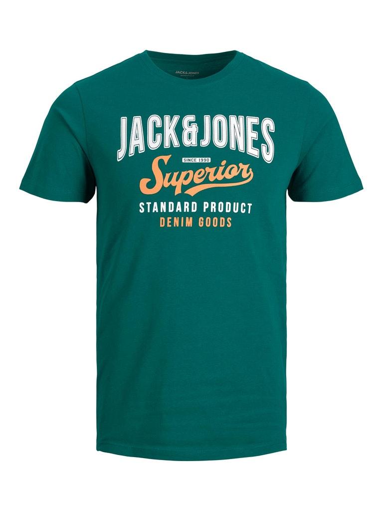 Jack & Jones Herren T-Shirt JJELOGO TEE SS O-NECK 2 COL SS23 SN