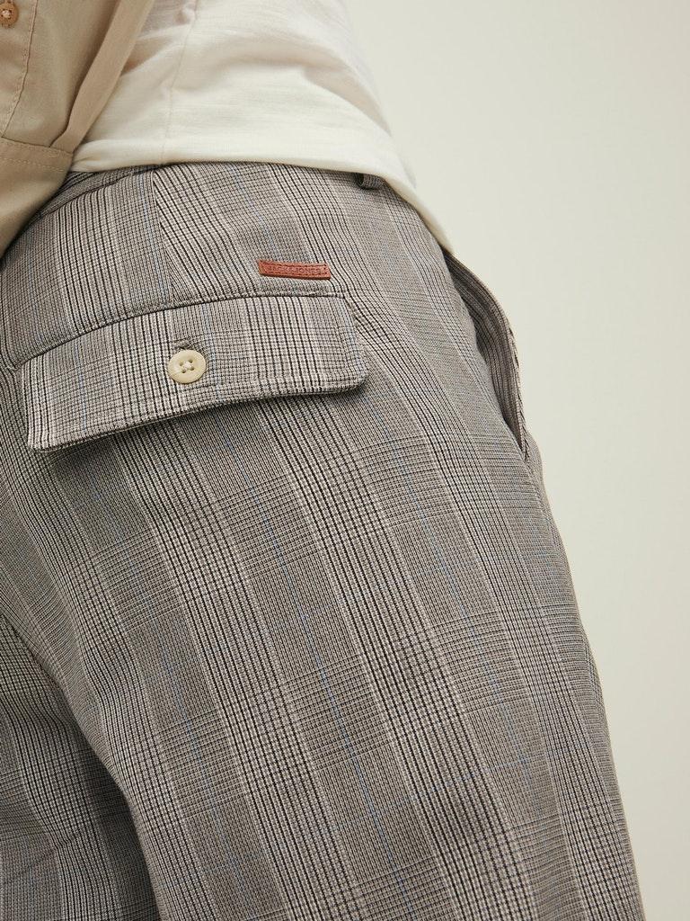 Jack & Jones Herren Hose JPSTBILL JJCAPRI CROP NOR CROCK CHECK SN