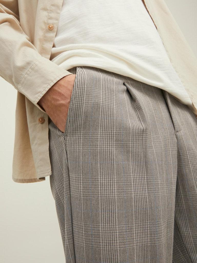 Jack & Jones Herren Hose JPSTBILL JJCAPRI CROP NOR CROCK CHECK SN