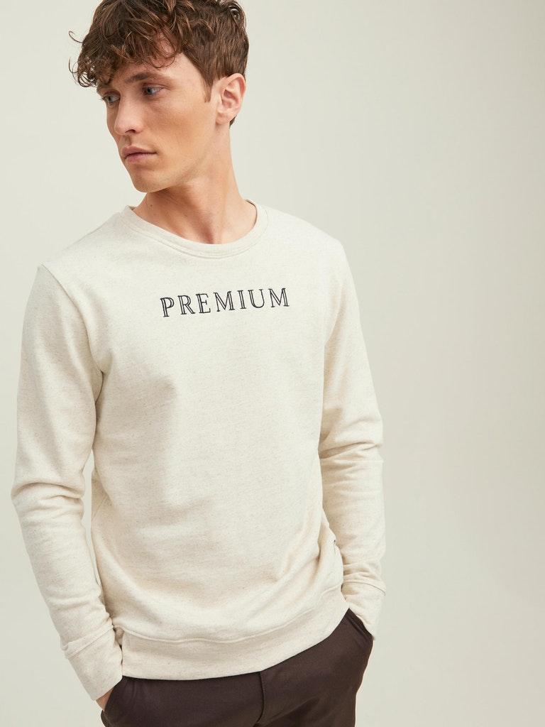 Jack & Jones Herren Pullover JJ X AGRALOOP SWEAT CREW NECK