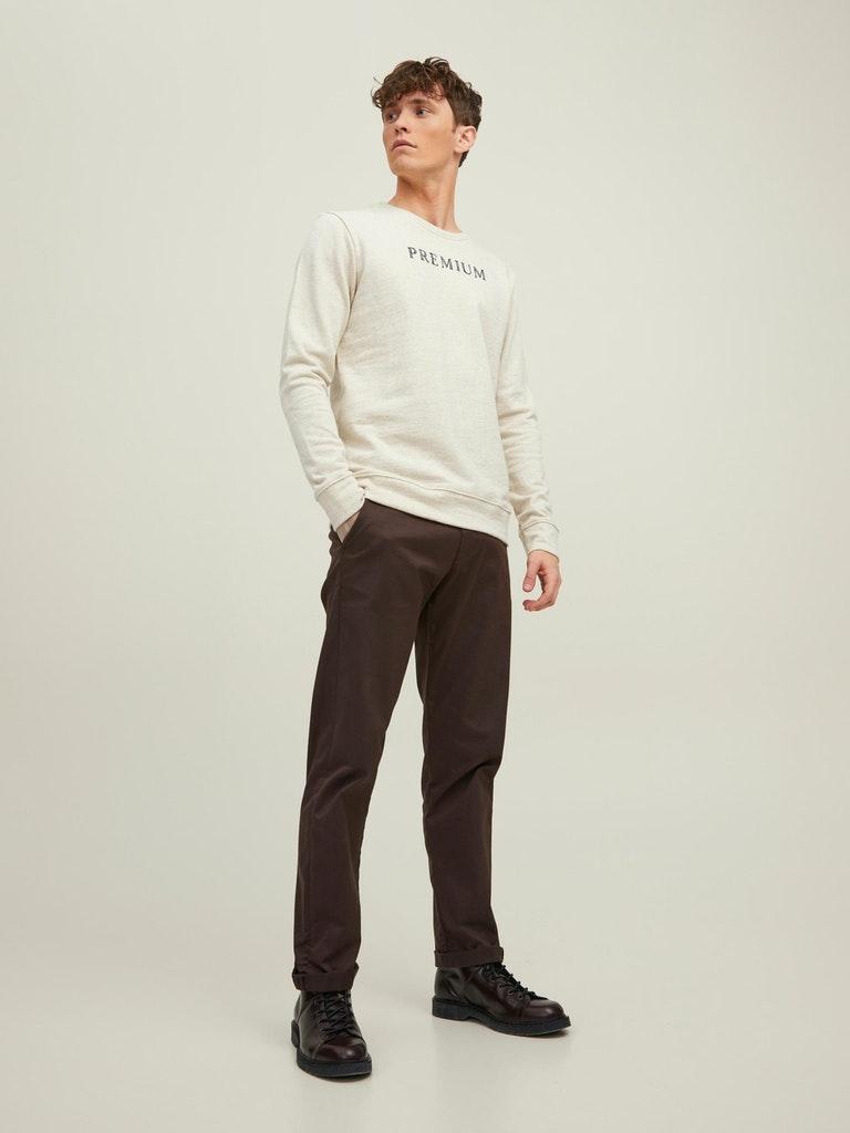 Jack & Jones Herren Pullover JJ X AGRALOOP SWEAT CREW NECK