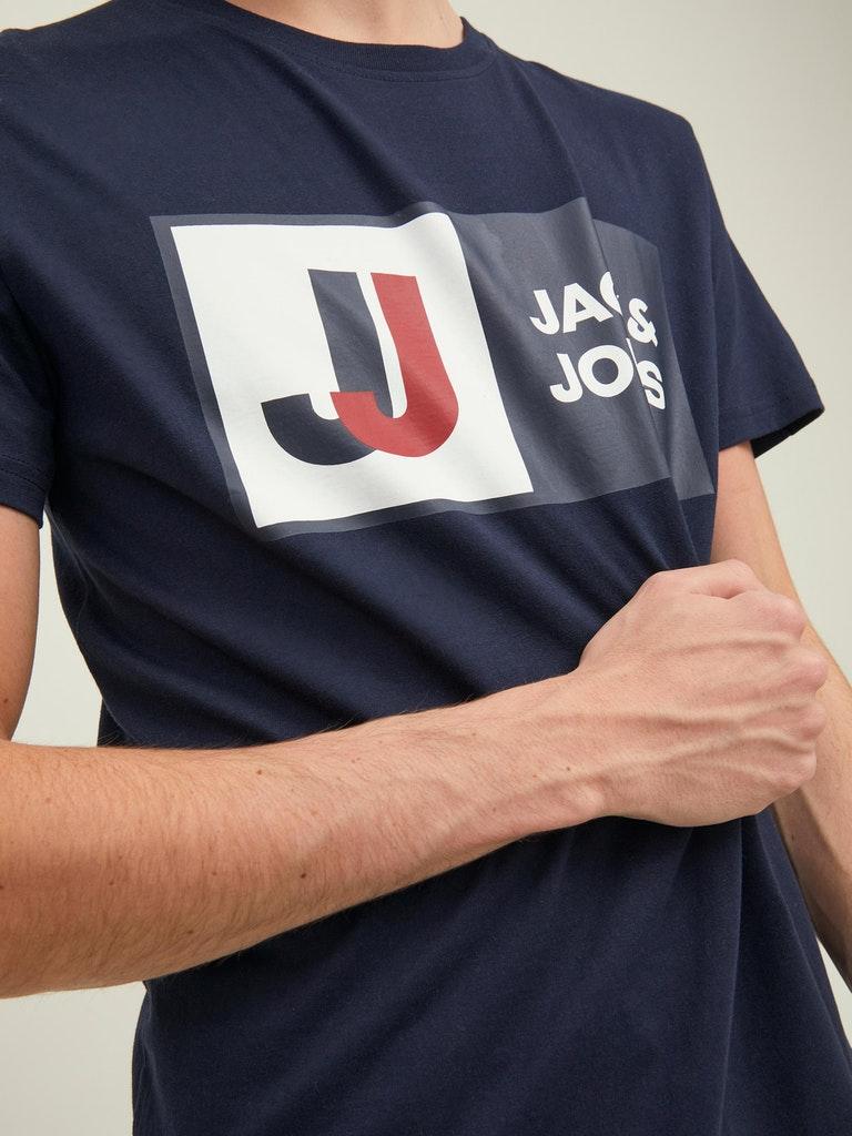 Jack & Jones Herren T-Shirt JCOLOGAN TEE SS CREW NECK AW22 SN