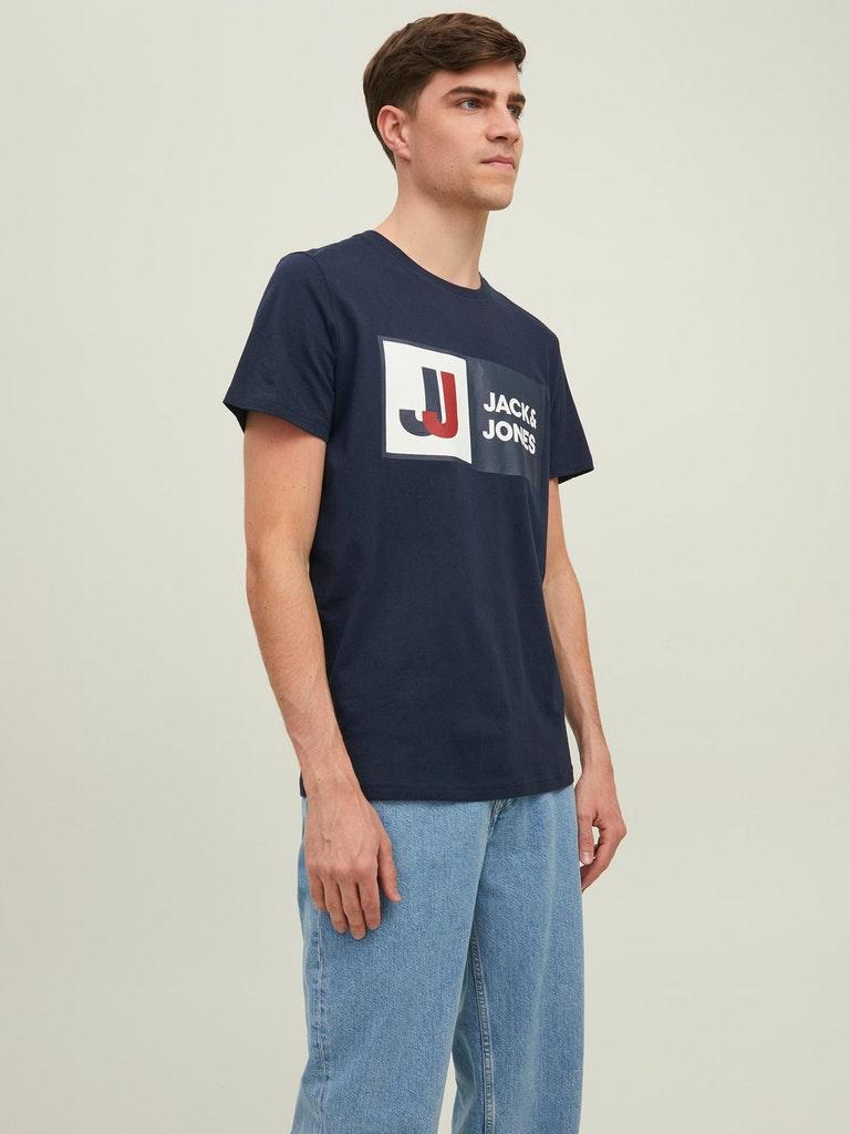Jack & Jones Herren T-Shirt JCOLOGAN TEE SS CREW NECK AW22 SN