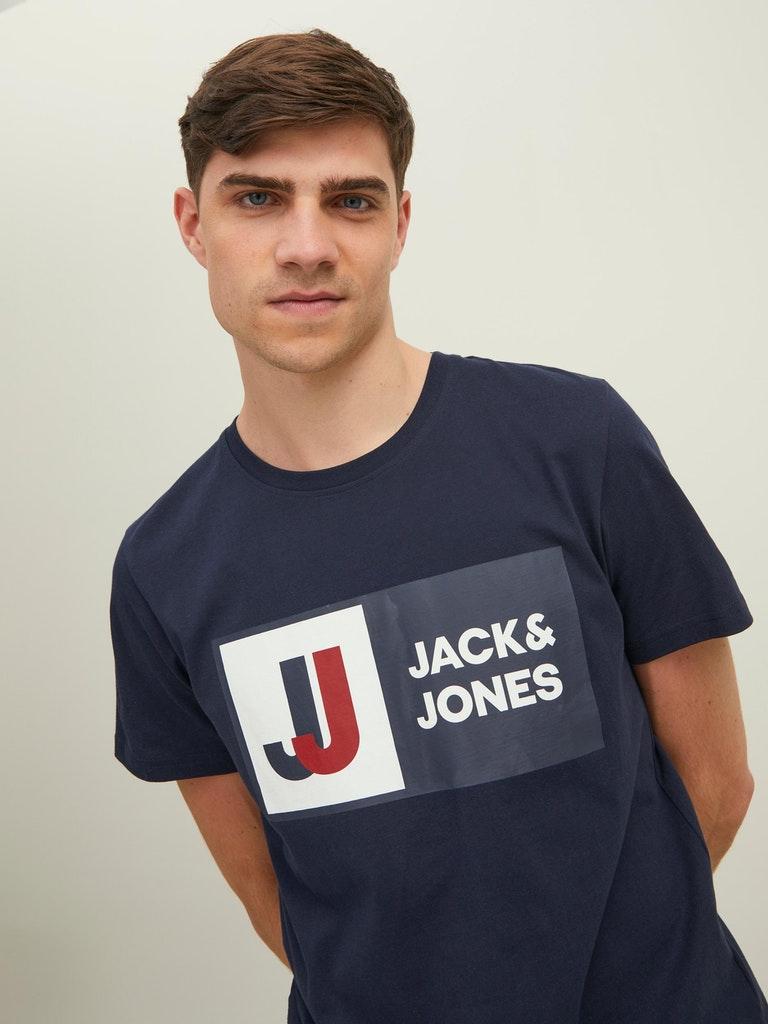 Jack & Jones Herren T-Shirt JCOLOGAN TEE SS CREW NECK AW22 SN