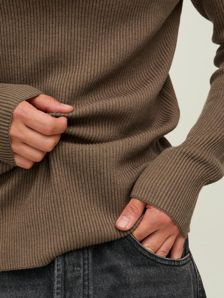 Jack & Jones Herren Pullover JPRCCPERFECT KNIT HALF ZIP SN