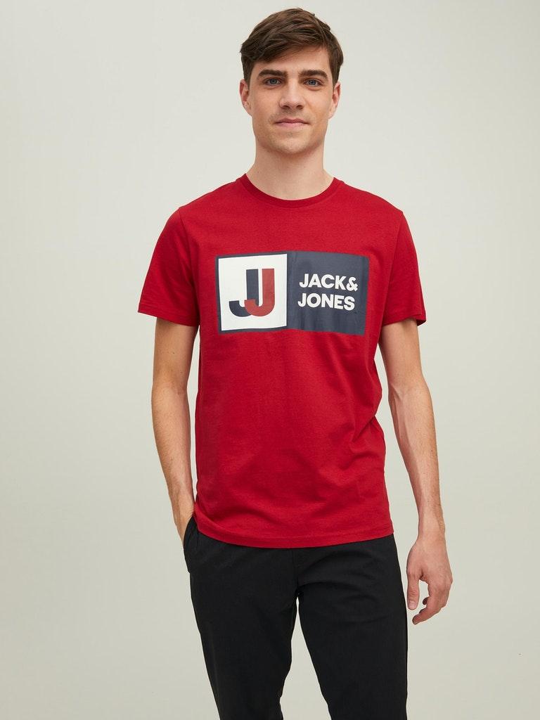 Jack & Jones Herren T-Shirt JCOLOGAN TEE SS CREW NECK AW22 SN