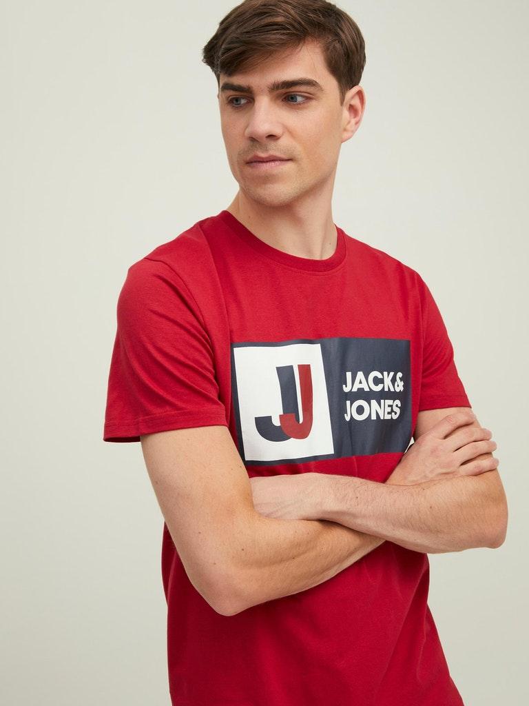 Jack & Jones Herren T-Shirt JCOLOGAN TEE SS CREW NECK AW22 SN