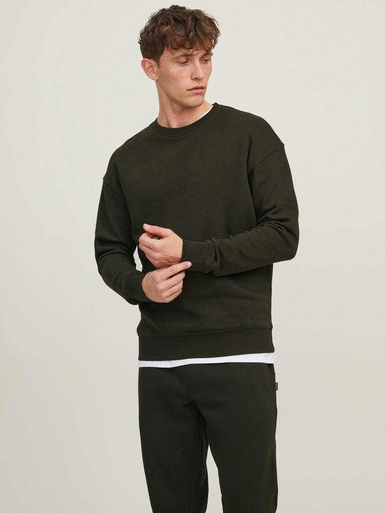 Jack & Jones Herren Pullover JJESTAR BASIC SWEAT CREW NECK NOOS