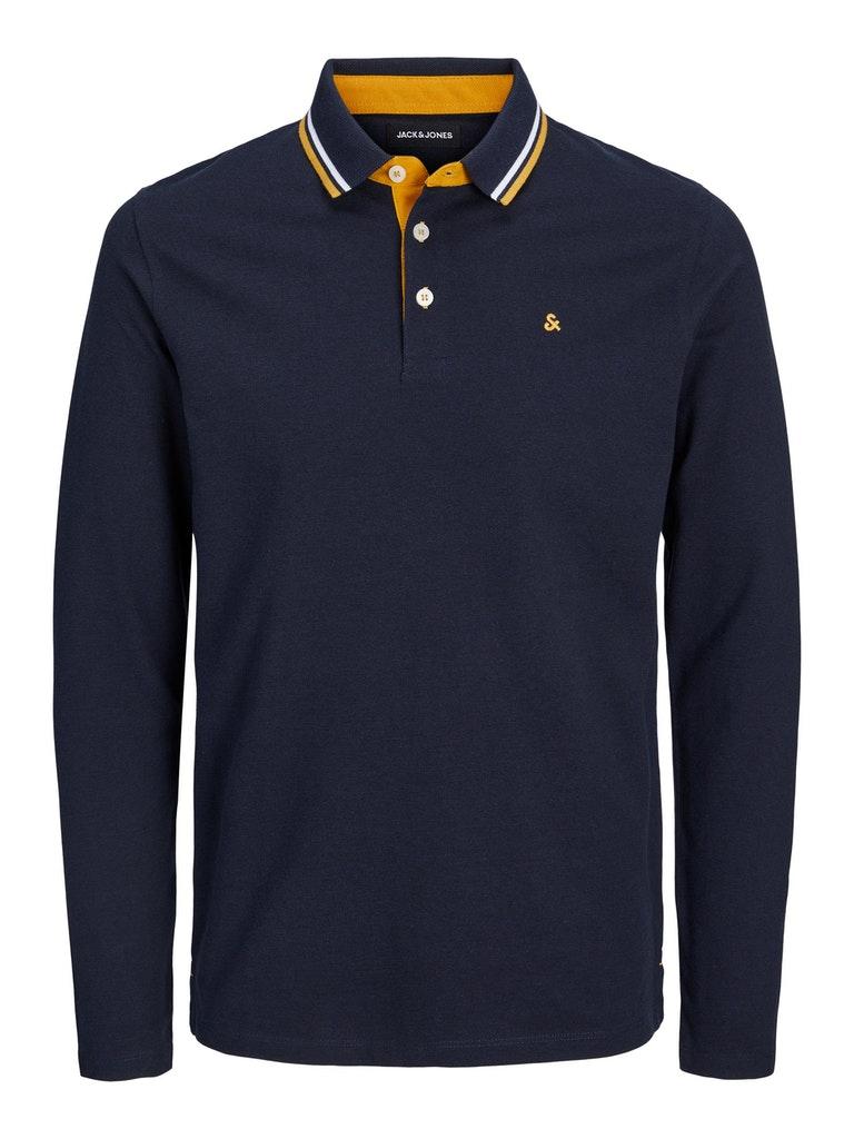 Jack & Jones Herren Poloshirt JJEPAULOS POLO LS NOOS