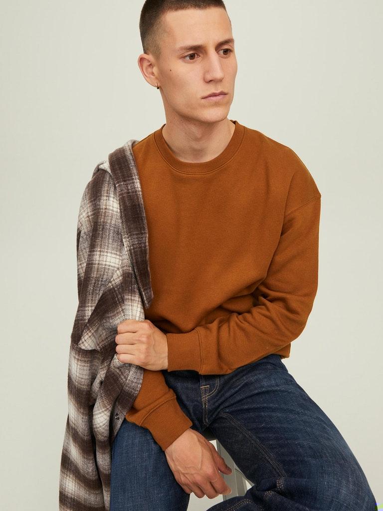 Jack & Jones Herren Pullover JJESTAR BASIC SWEAT CREW NECK NOOS