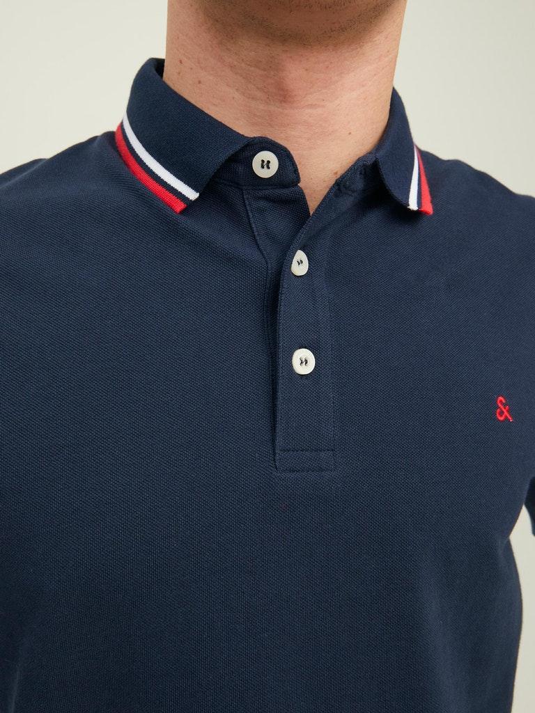 Jack & Jones Herren Poloshirt JJEPAULOS POLO LS NOOS