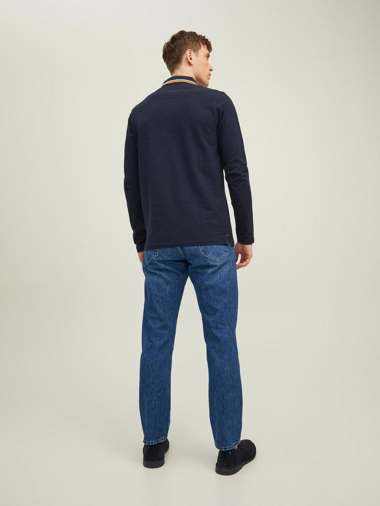 Jack & Jones Herren Poloshirt JJEPAULOS POLO LS NOOS