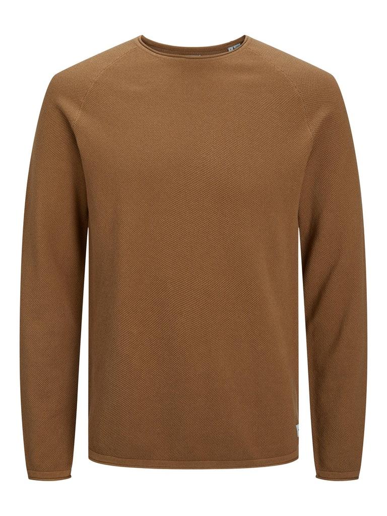 Jack & Jones Herren Pullover JJEHILL KNIT CREW NECK NOOS