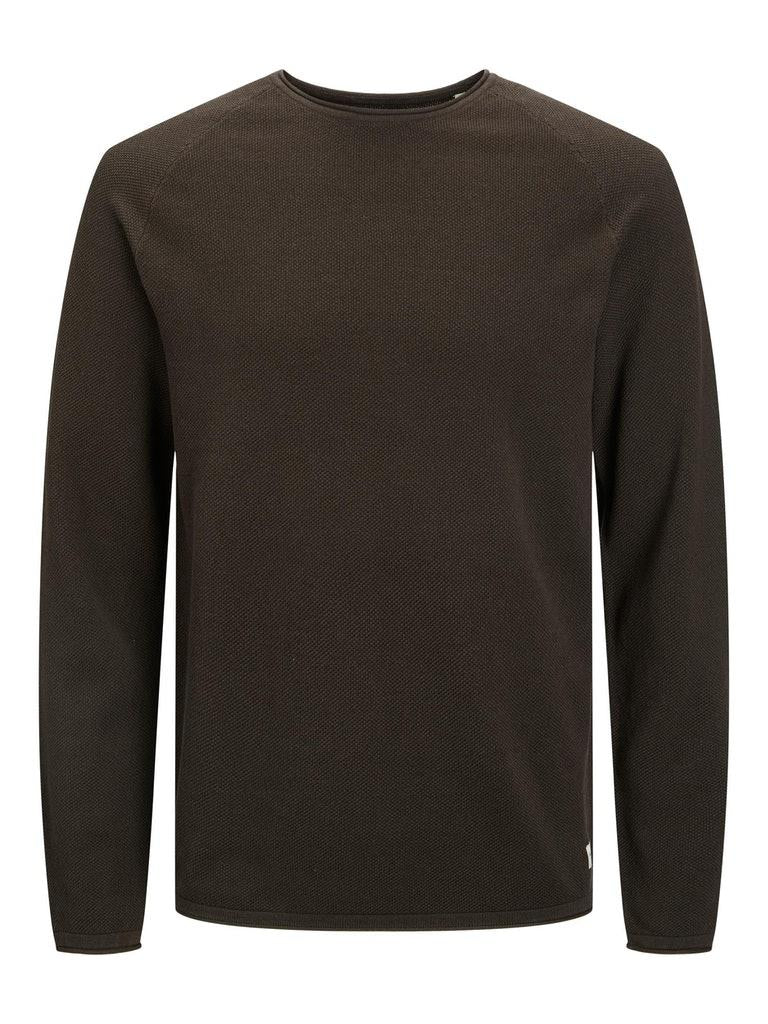 Jack & Jones Herren Pullover JJEHILL KNIT CREW NECK NOOS