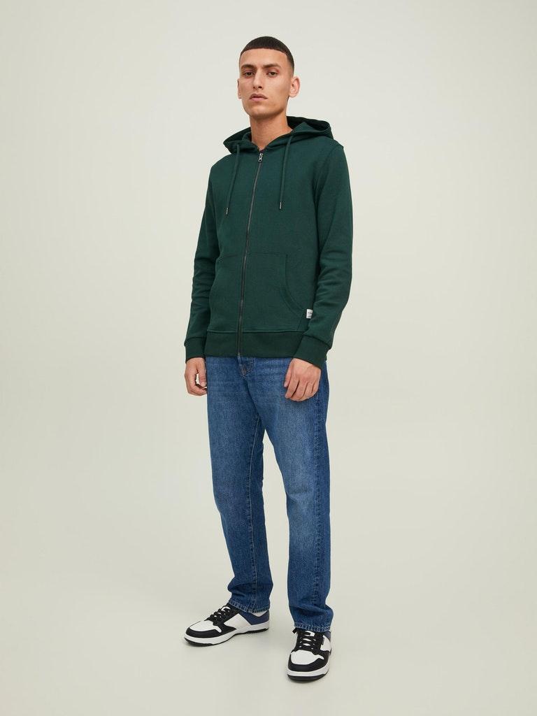 Jack & Jones Herren Hoodie JJEBASIC SWEAT ZIP HOOD NOOS