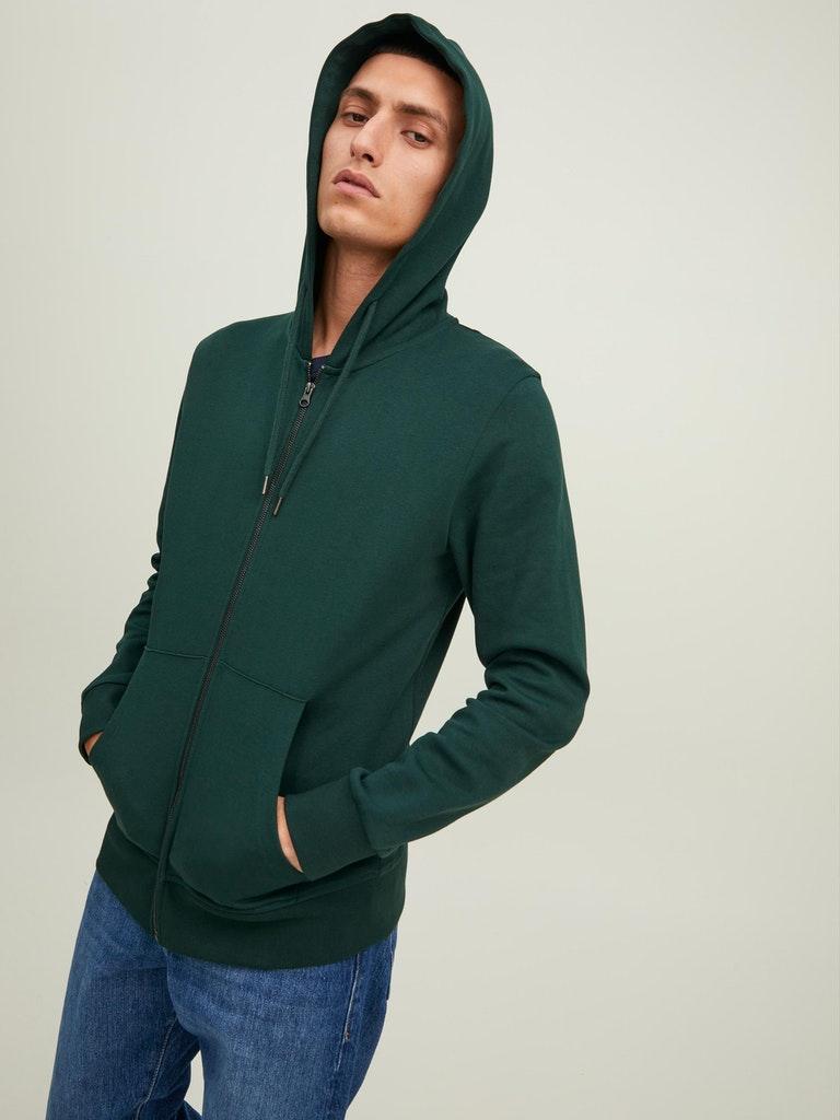 Jack & Jones Herren Hoodie JJEBASIC SWEAT ZIP HOOD NOOS