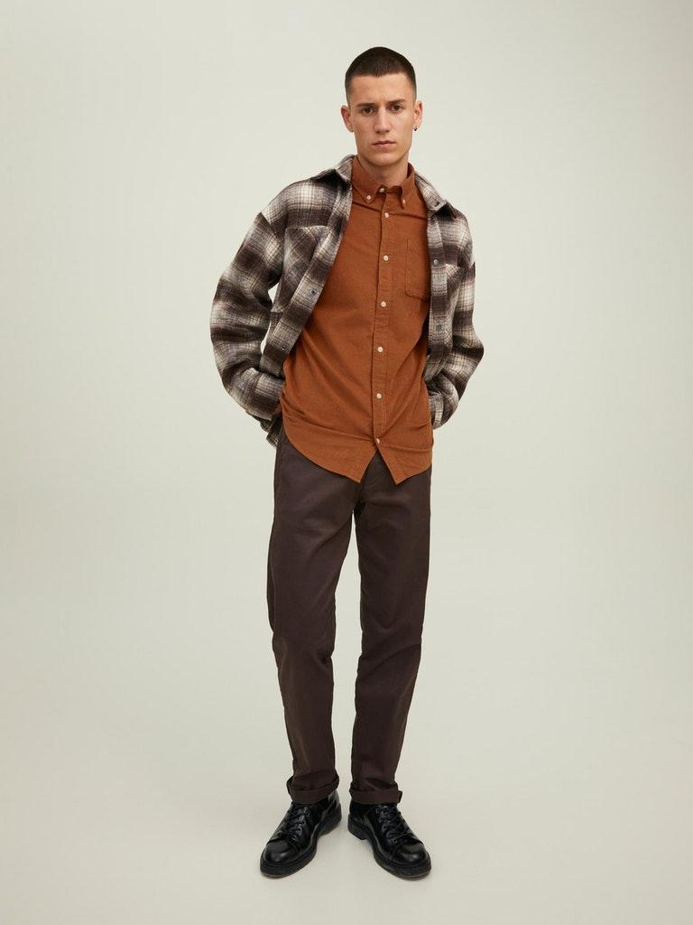 Jack & Jones Herren Hemd JJECLASSIC CORDUROY SHIRT L/S SN