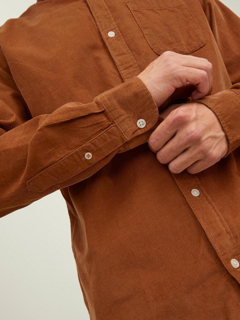 Jack & Jones Herren Hemd JJECLASSIC CORDUROY SHIRT L/S SN
