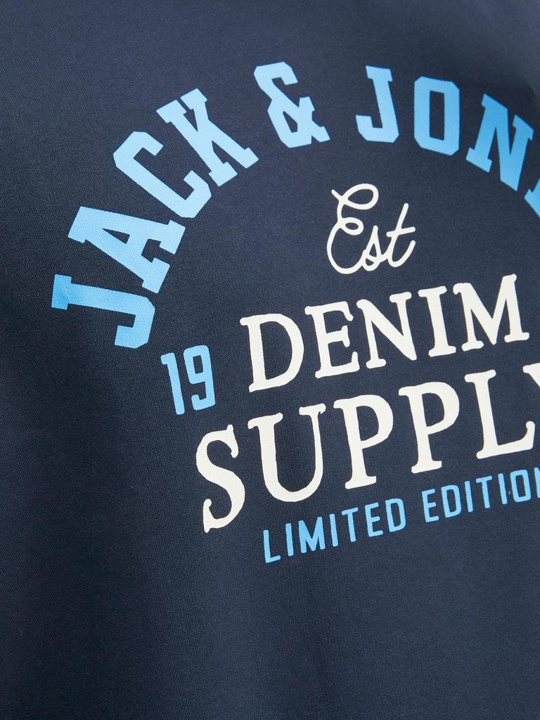 Jack & Jones Herren Hoodie JJELOGO SWEAT HOOD 2 COL 22/23 NOOS PLS