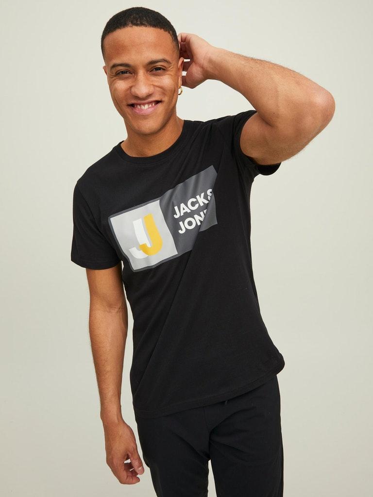 Jack & Jones Herren T-Shirt JCOLOGAN TEE SS CREW NECK AW22 SN