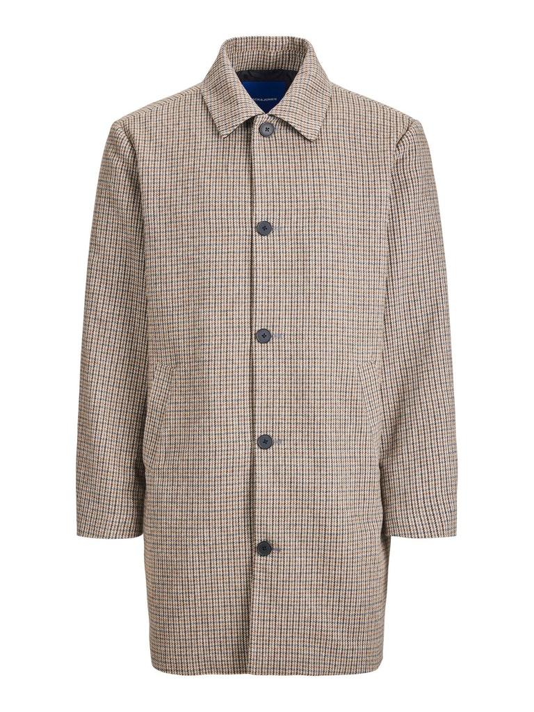 Jack & Jones Herren Jacke JORTOBY CHECK MAC COAT LN