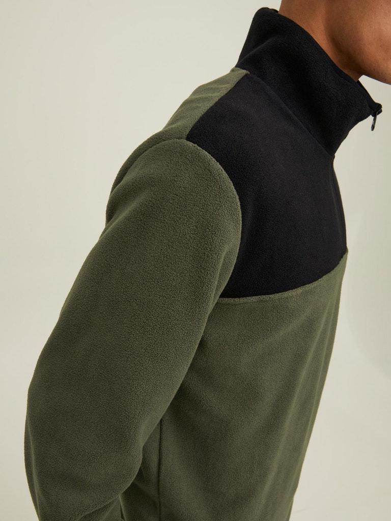 Jack & Jones Herren Pullover JCOTECH POLAR SWEAT HIGH NECK LN