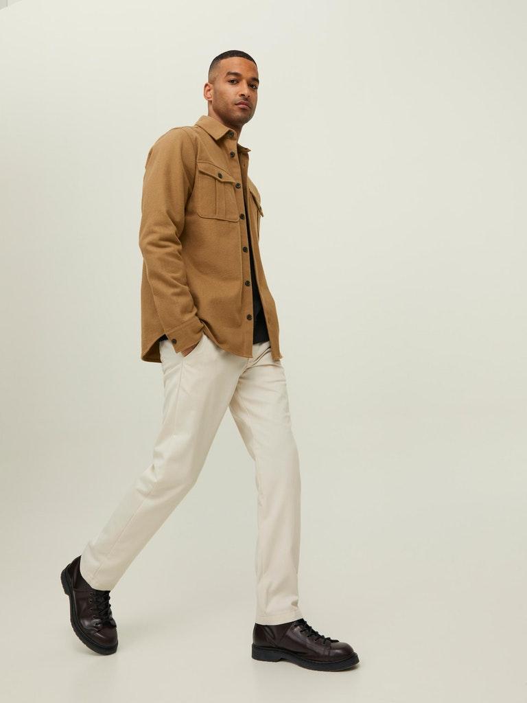 Jack & Jones Herren Hemd RDDROYAL SOLID OVERSHIRT L/S SN