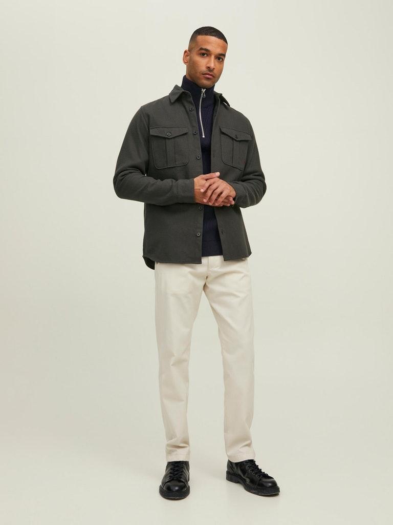 Jack & Jones Herren Hemd RDDROYAL SOLID OVERSHIRT L/S SN