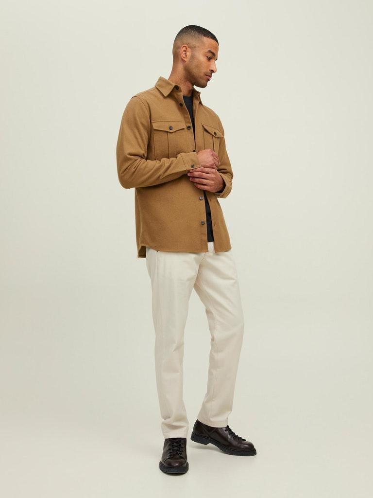 Jack & Jones Herren Hemd RDDROYAL SOLID OVERSHIRT L/S SN