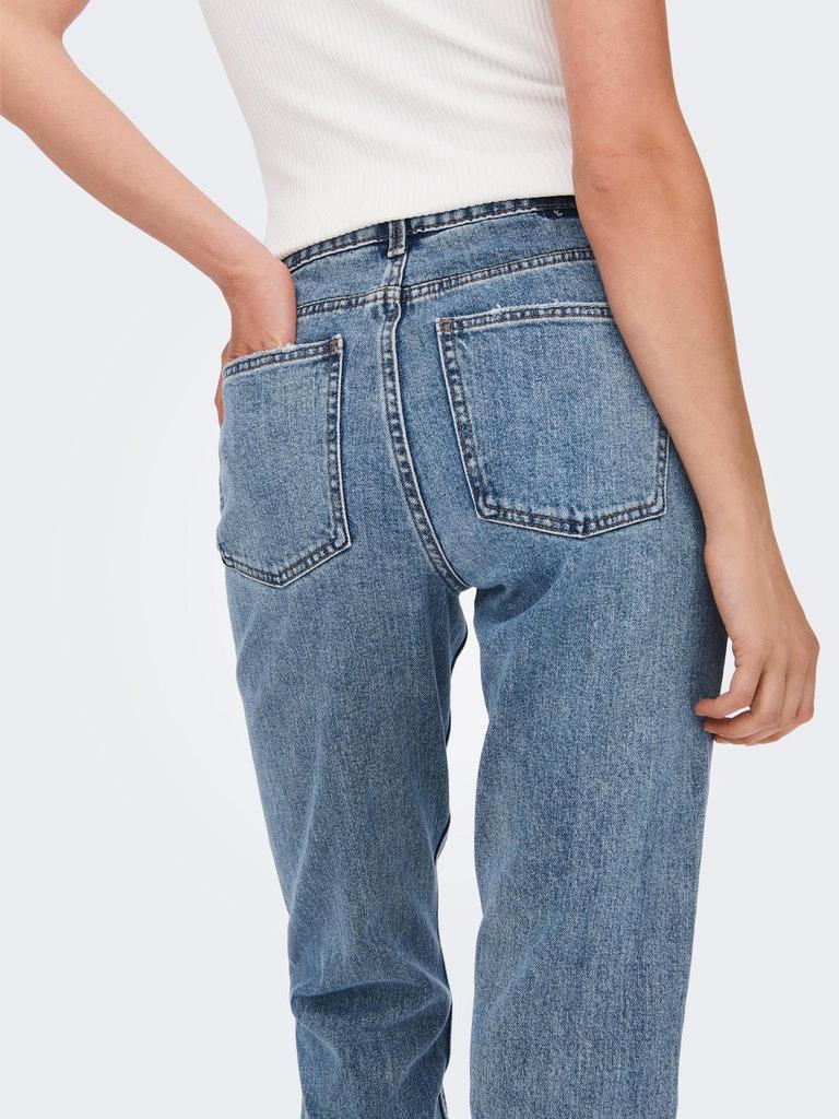 ONLY Damen Jeans ONLEMILY HW ST CR ANK RW BTN MAE06 NOOS
