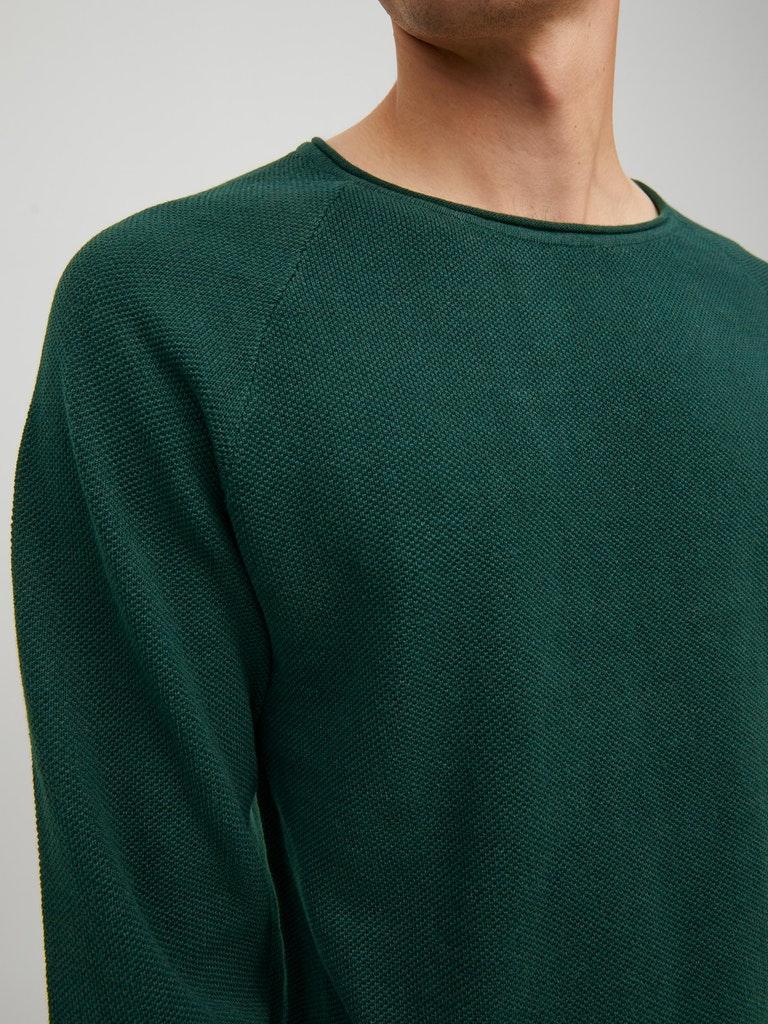 Jack & Jones Herren Pullover JJEHILL KNIT CREW NECK NOOS
