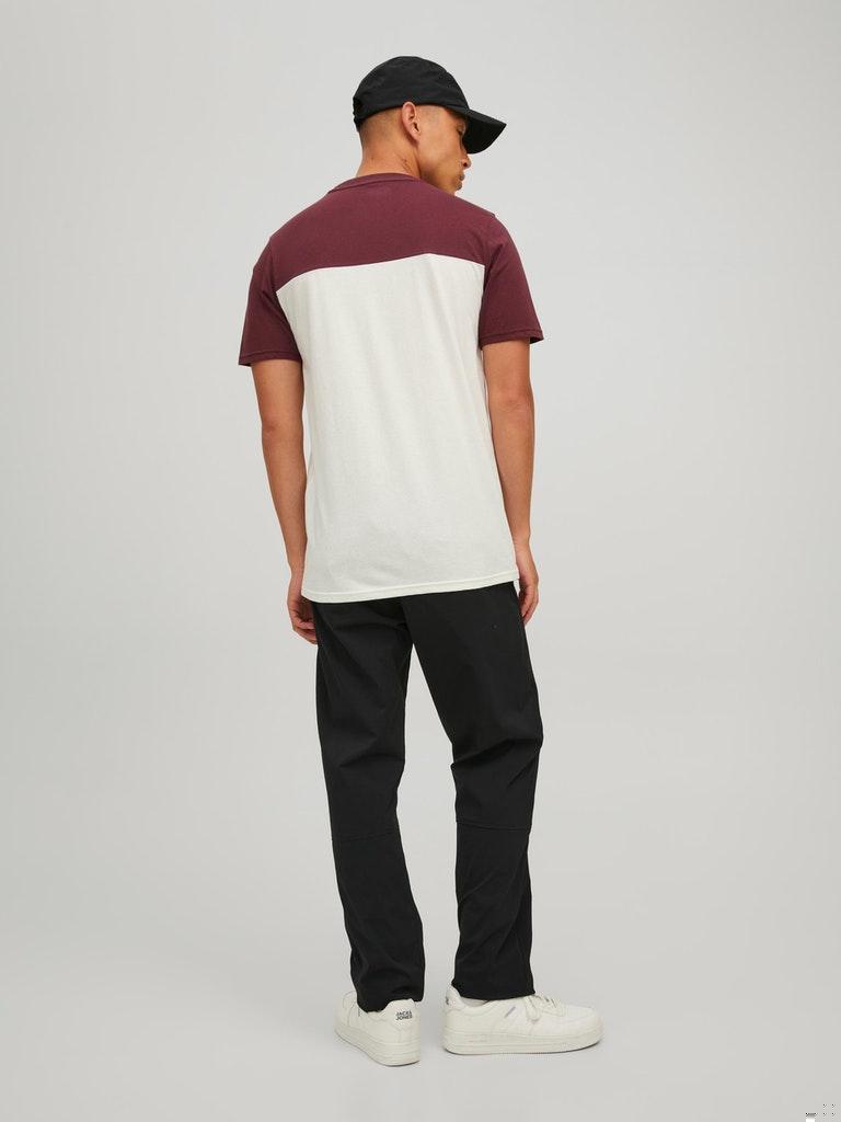 Jack & Jones Herren T-Shirt JJEDAN BLOCKING TEE SS O-NECK NOOS