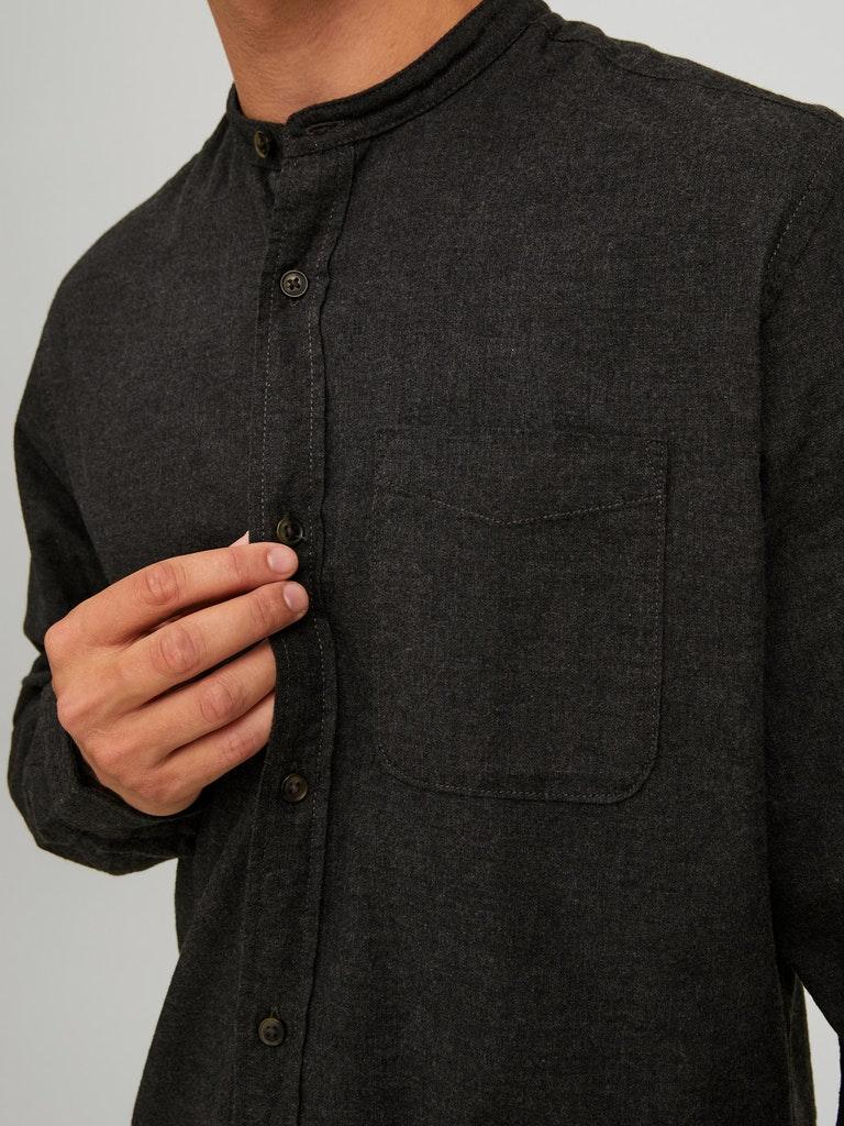 Jack & Jones Herren Hemd JJEBAND MELANGE SHIRT L/S AU22 SN
