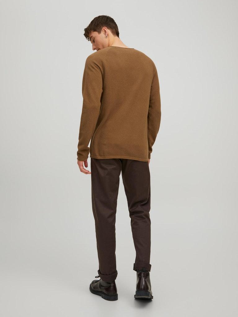 Jack & Jones Herren Pullover JJEHILL KNIT CREW NECK NOOS