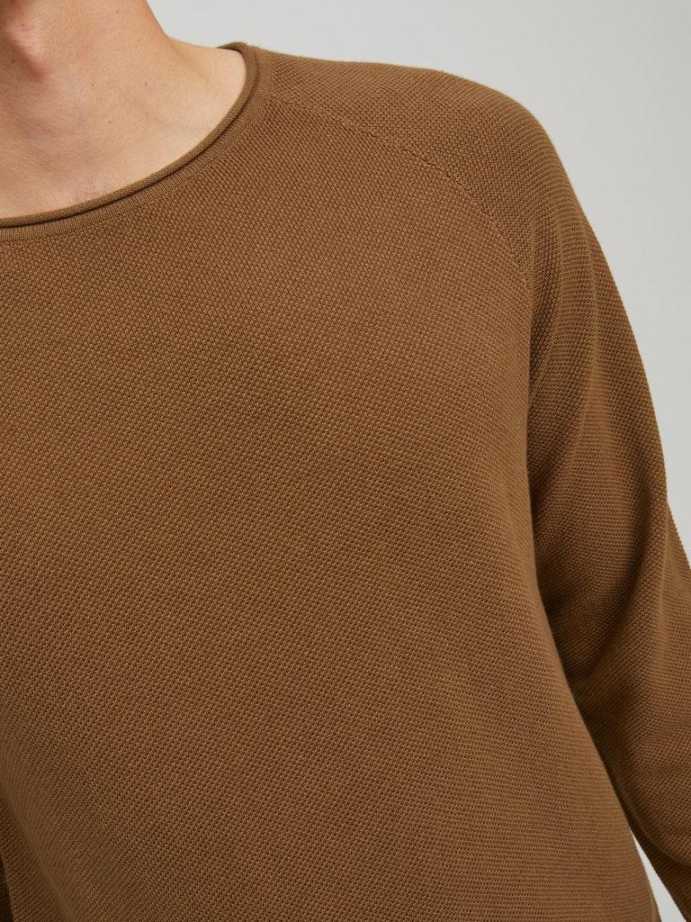 Jack & Jones Herren Pullover JJEHILL KNIT CREW NECK NOOS