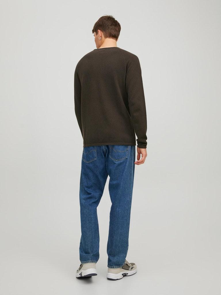 Jack & Jones Herren Pullover JJEHILL KNIT CREW NECK NOOS