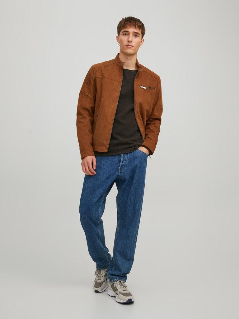 Jack & Jones Herren Pullover JJEHILL KNIT CREW NECK NOOS