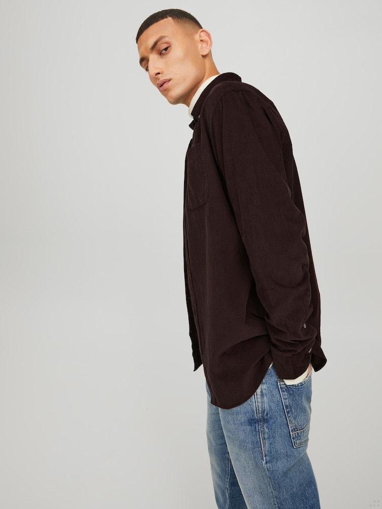Jack & Jones Herren Hemd JJECLASSIC CORDUROY SHIRT L/S SN