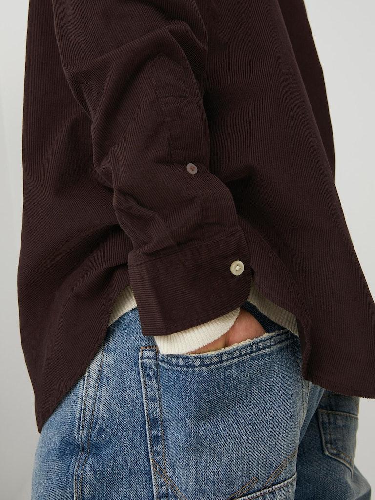 Jack & Jones Herren Hemd JJECLASSIC CORDUROY SHIRT L/S SN