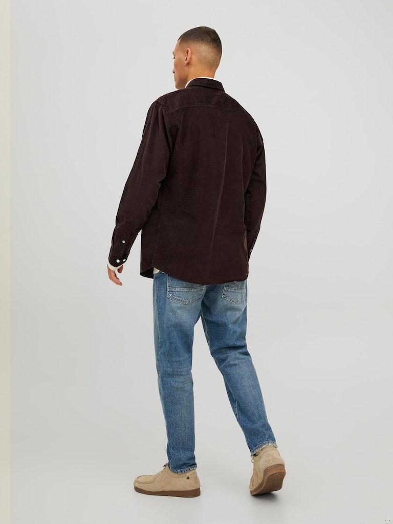 Jack & Jones Herren Hemd JJECLASSIC CORDUROY SHIRT L/S SN
