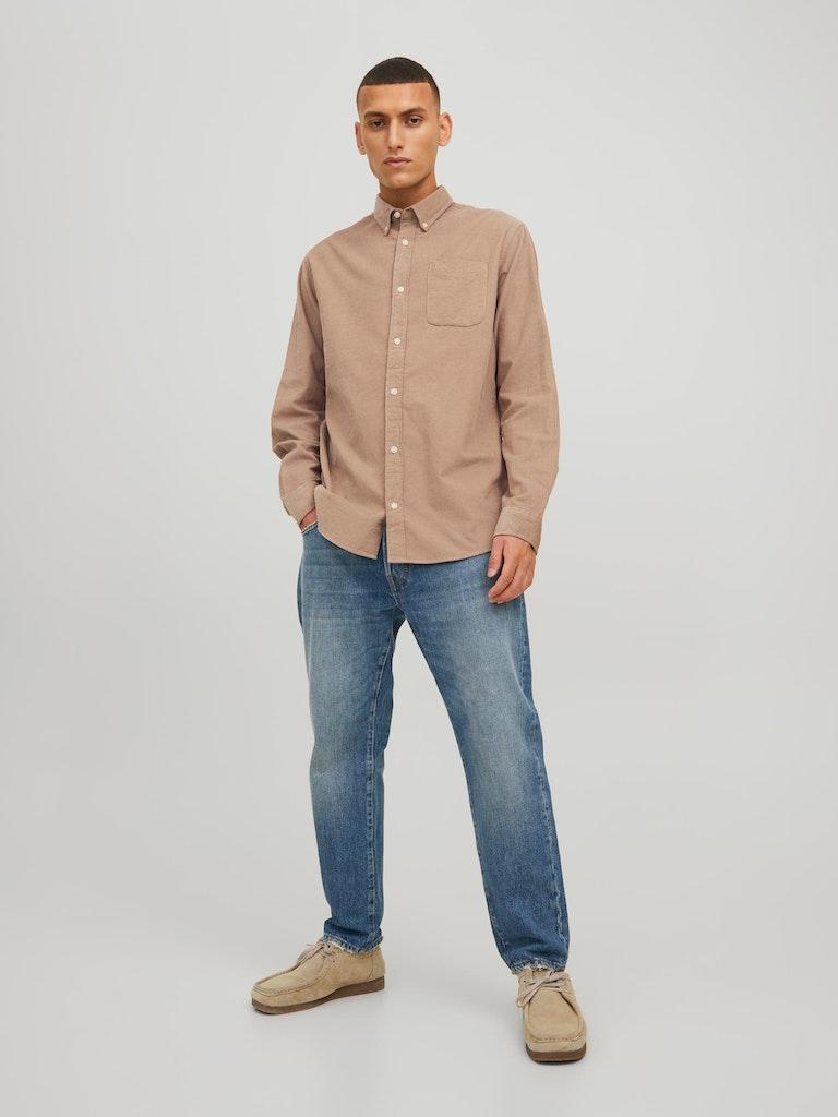 Jack & Jones Herren Hemd JJECLASSIC CORDUROY SHIRT L/S SN